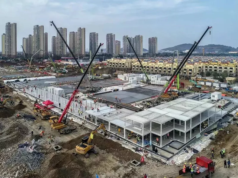 Modular သံမဏိဆေးဘက်ဆိုင်ရာဆေးရုံအဆောက်အအုံ